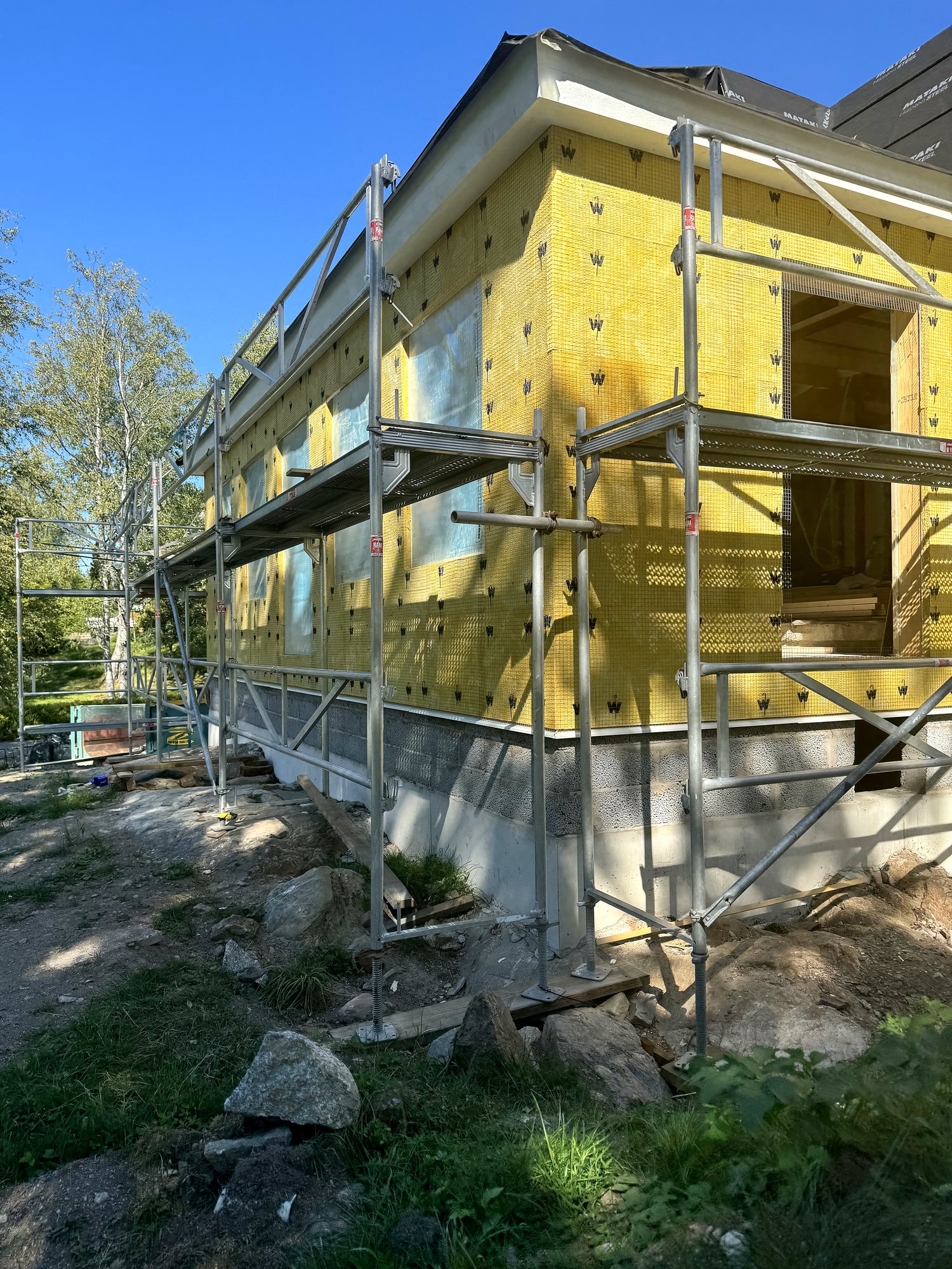 Påbyggnad av villa i Huddinge