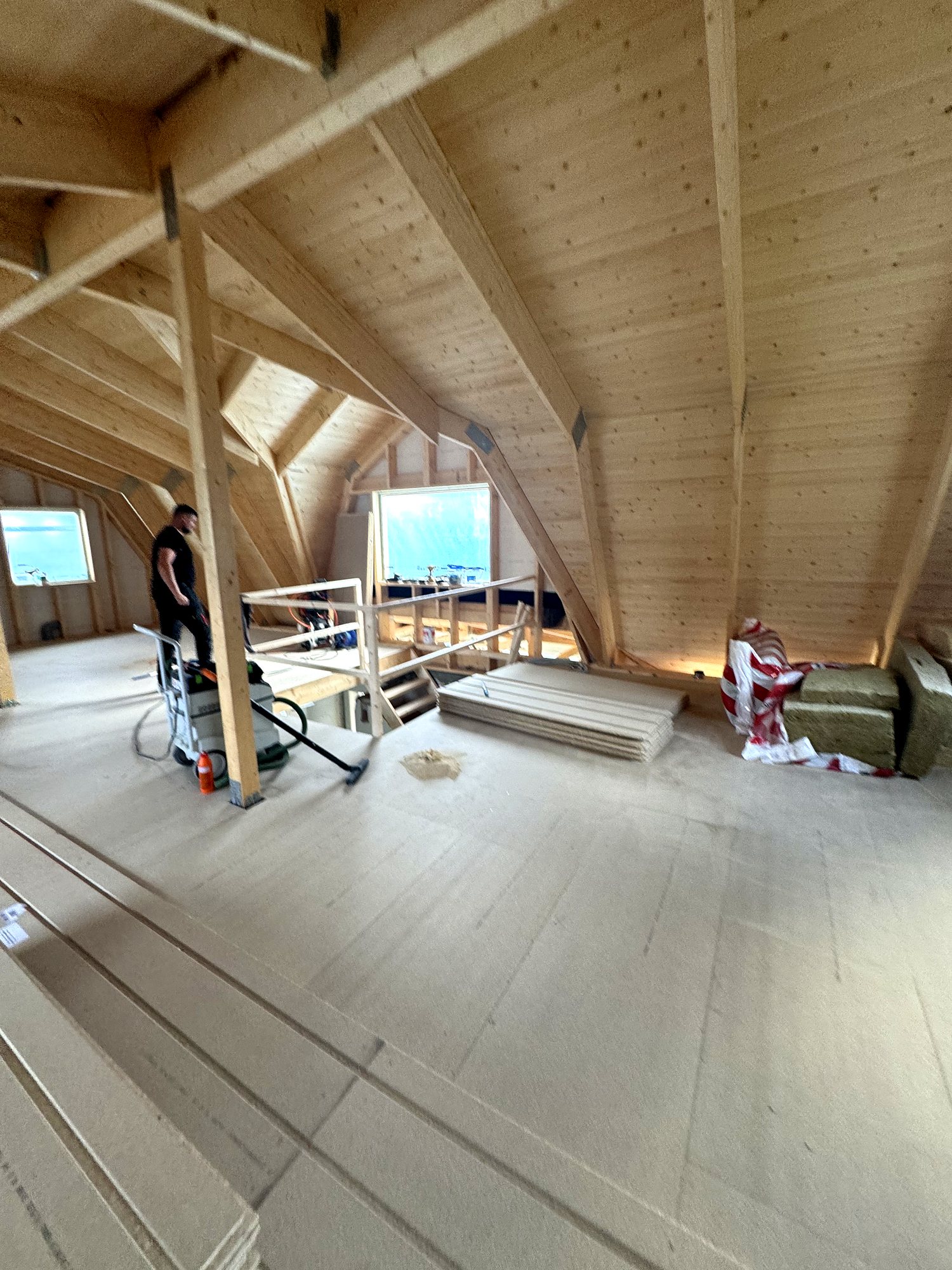 Påbyggnad av villa i Huddinge